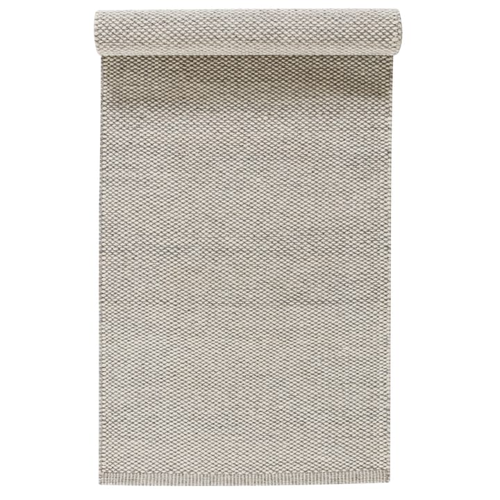 Tapis en laine Lea Nature blanc - 80 x 240cm - Scandi Living