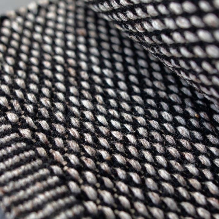 Tapis en laine Lea noir - 170 x 240cm - Scandi Living