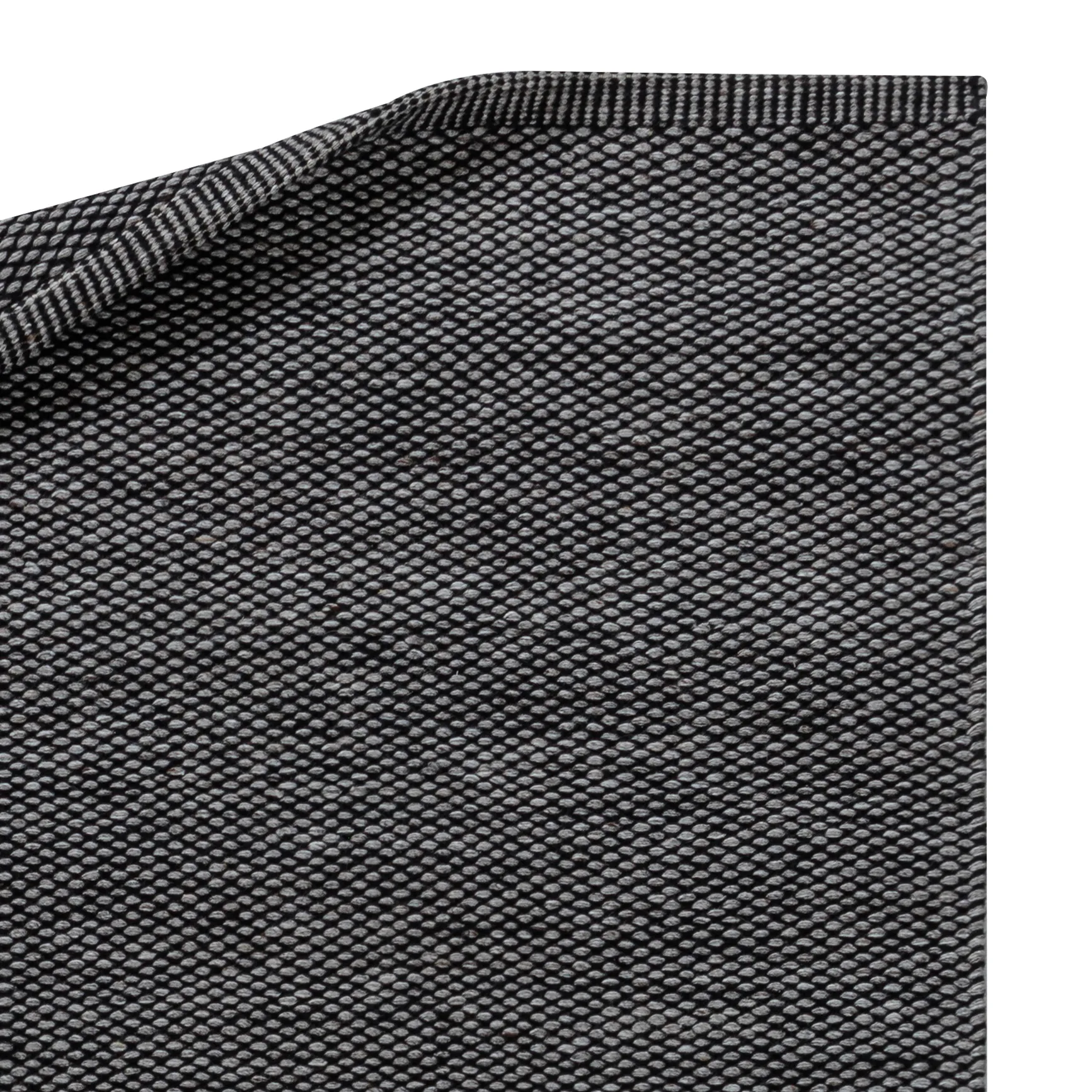 Tapis en laine Lea noir, 200 x 300cm Scandi Living