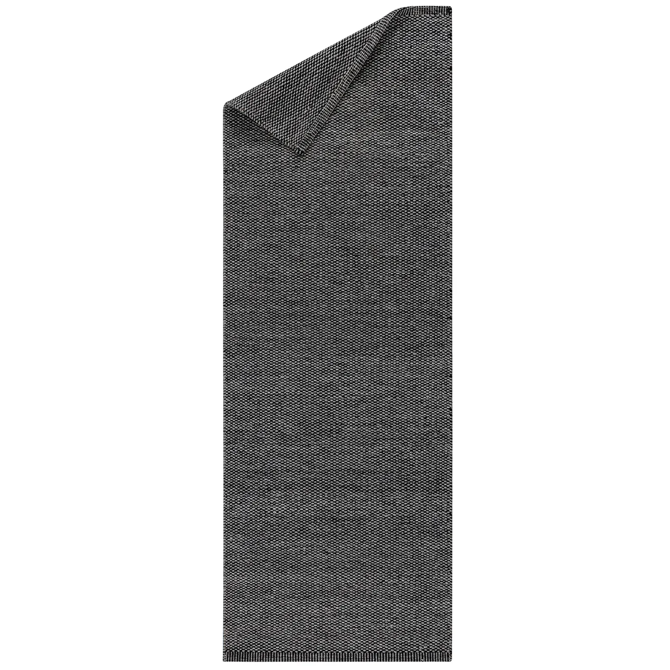 Tapis en laine Lea noir, 80 x 240cm Scandi Living