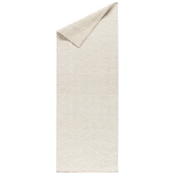 Tapis en laine Pebble blanc - 80x240 cm - Scandi Living
