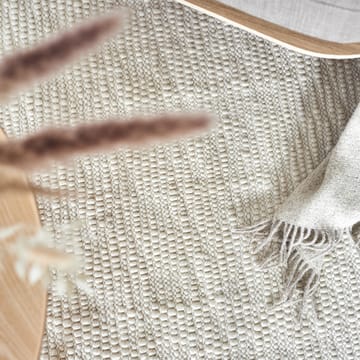 Tapis en laine Pebble blanc - 80x240 cm - Scandi Living