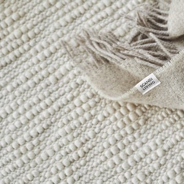 Tapis en laine Pebble blanc - 80x240 cm - Scandi Living