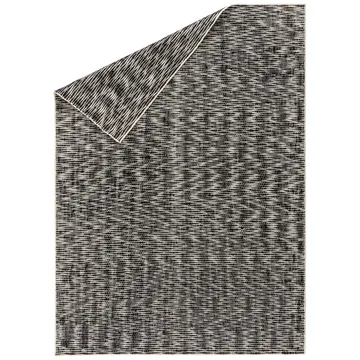 Tapis en laine Pebble noir - 170x240 cm - Scandi Living