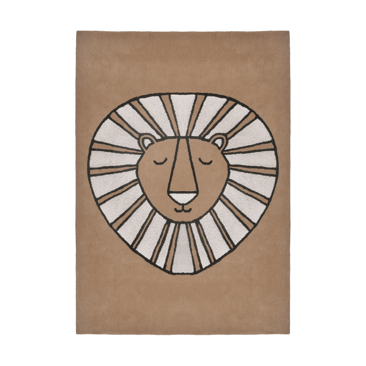 Scandi Living Tapis en laine Roar 170x240 cm Sand