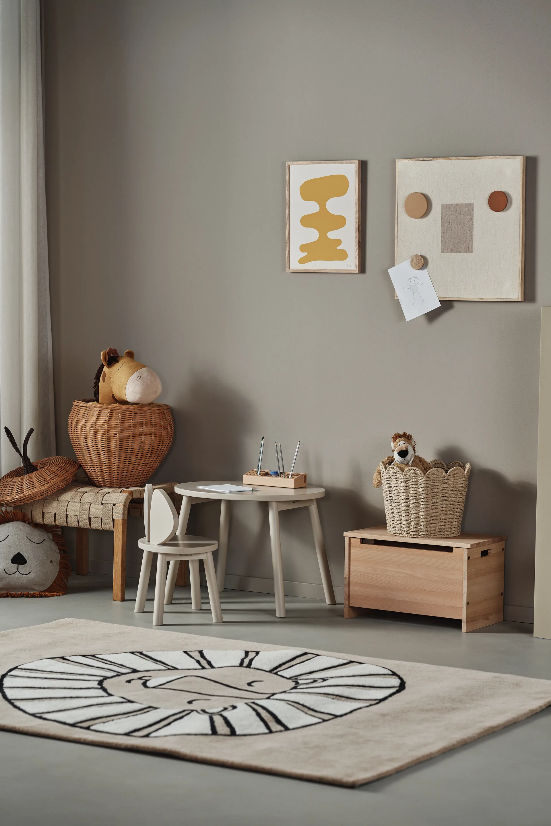 Tapis en laine Roar 170x240 cm, Sand Scandi Living