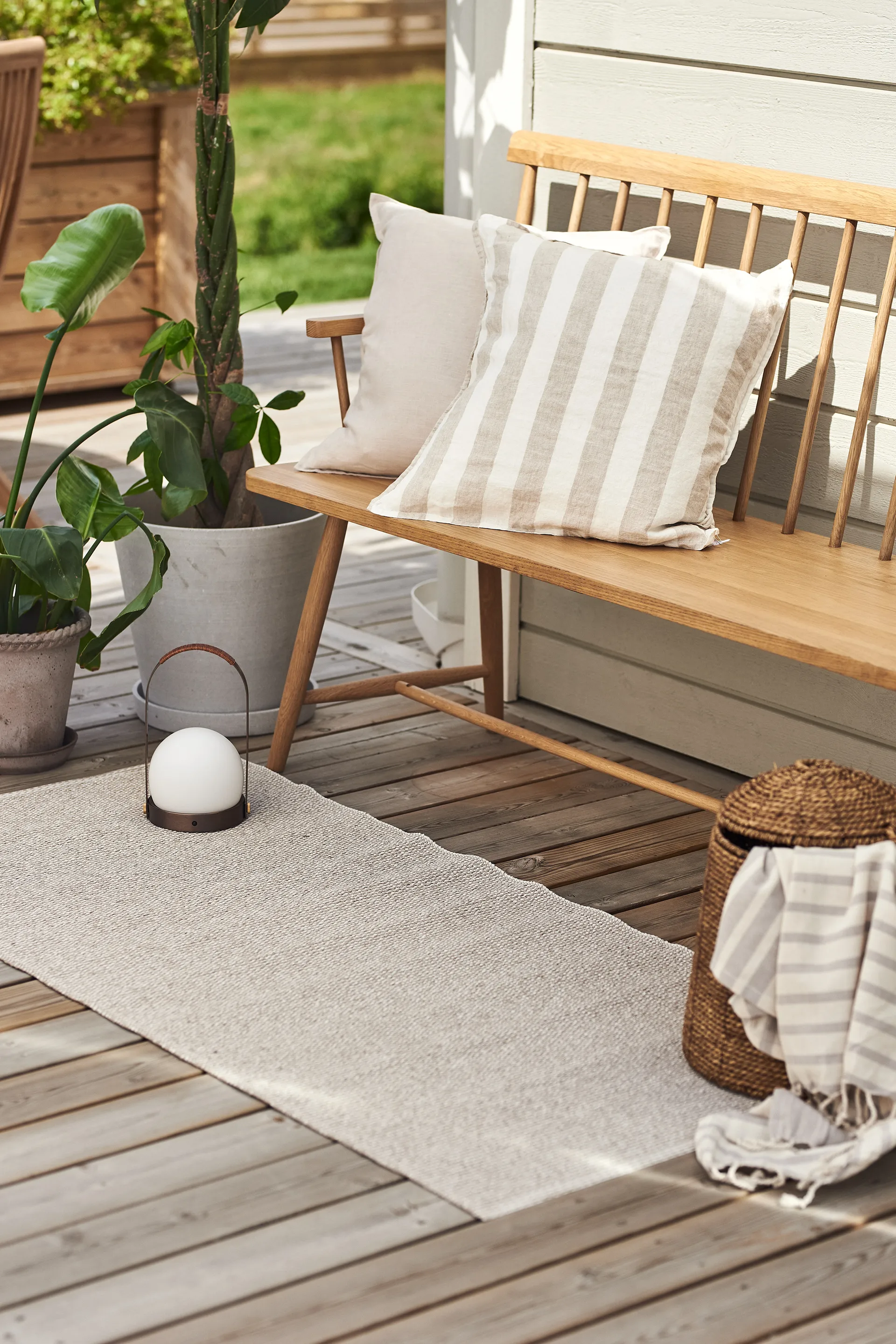 Tapis en plastique Mellow greige, 70x250cm Scandi Living