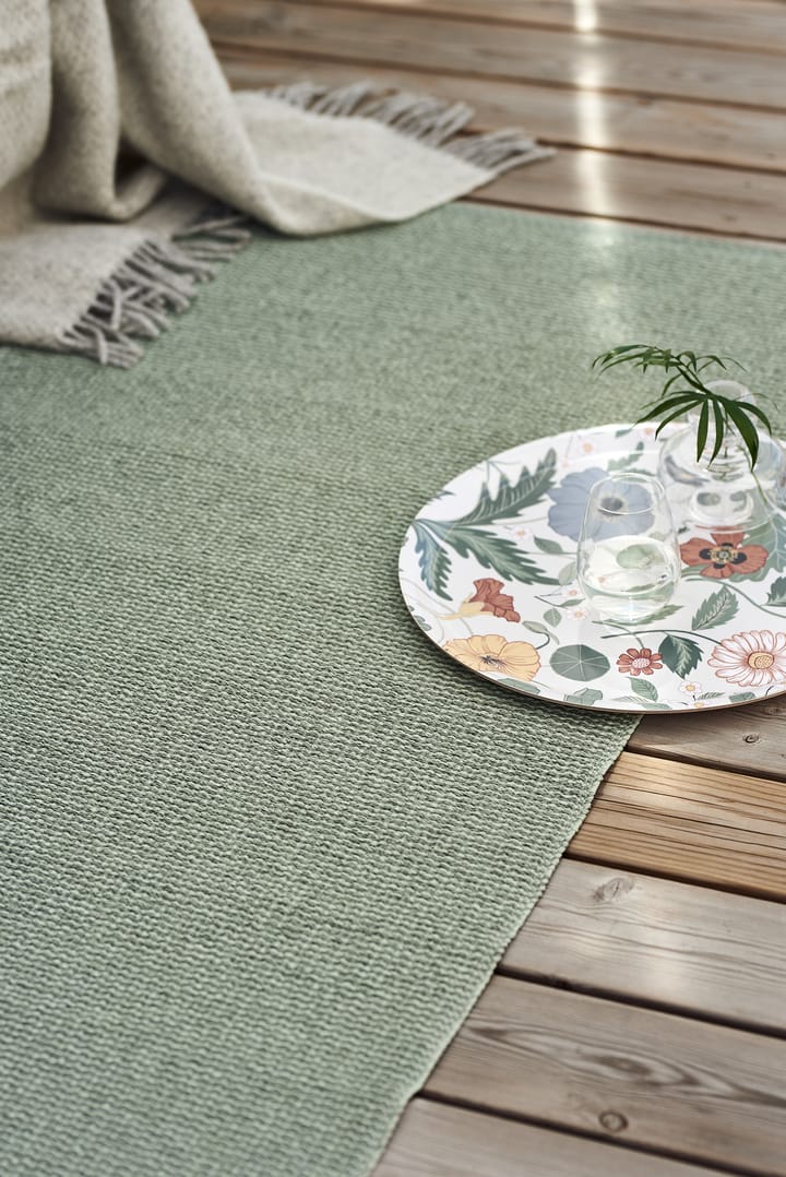 Tapis en plastique Mellow vert, 70x150cm Scandi Living