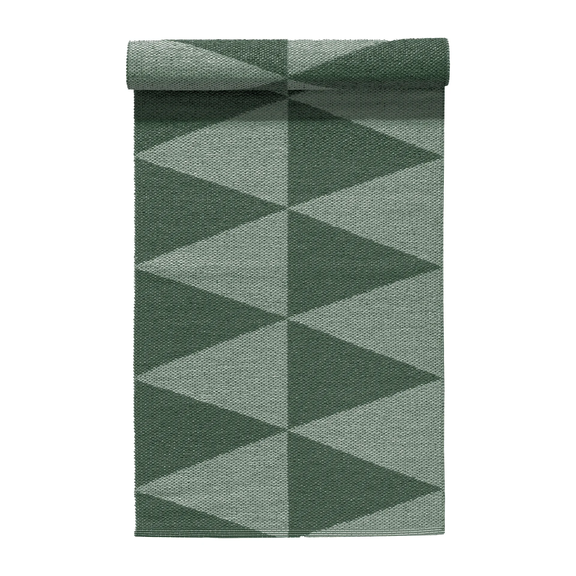 Tapis en plastique Rime vert, 70x150cm Scandi Living