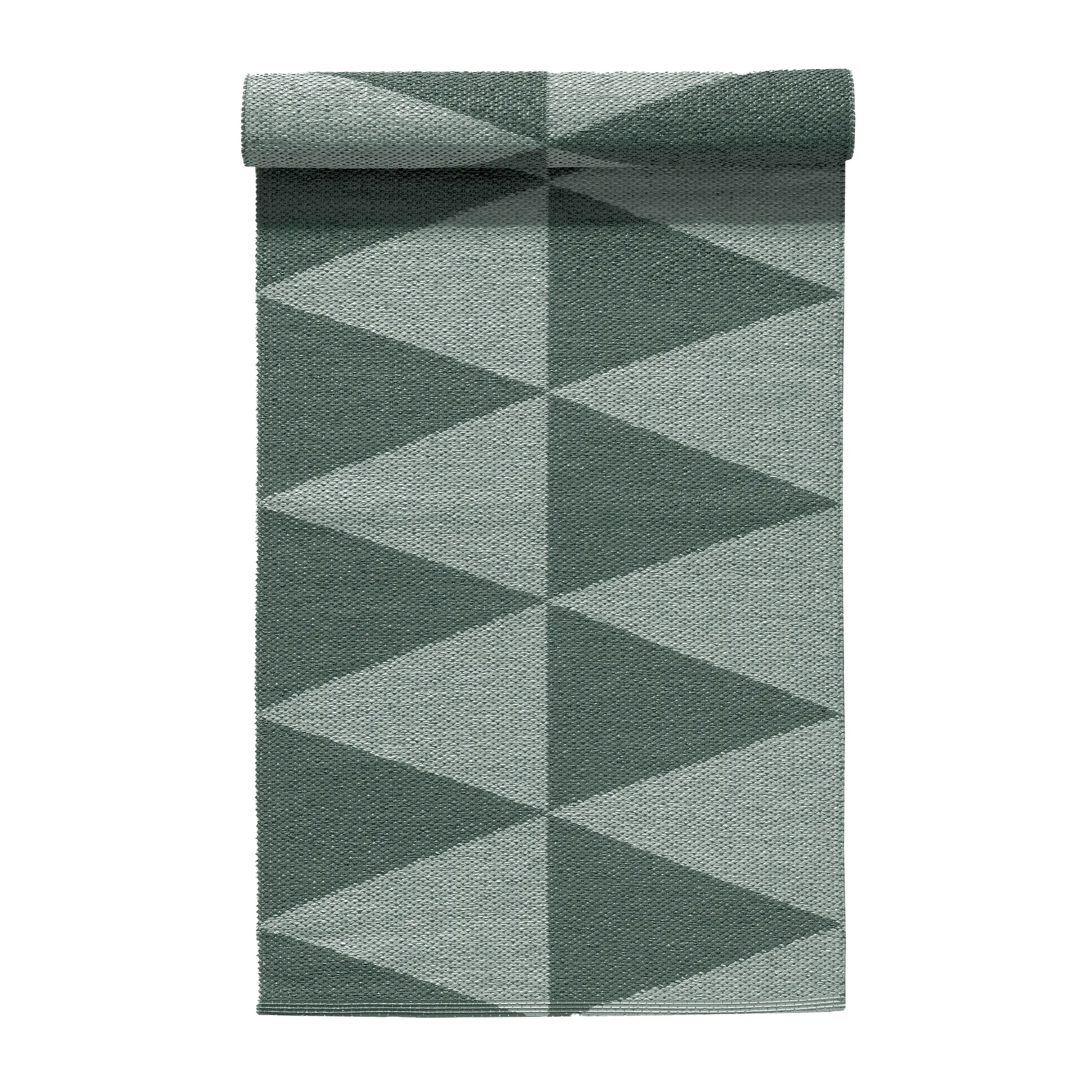 Tapis en plastique Rime vert, 70x250cm Scandi Living