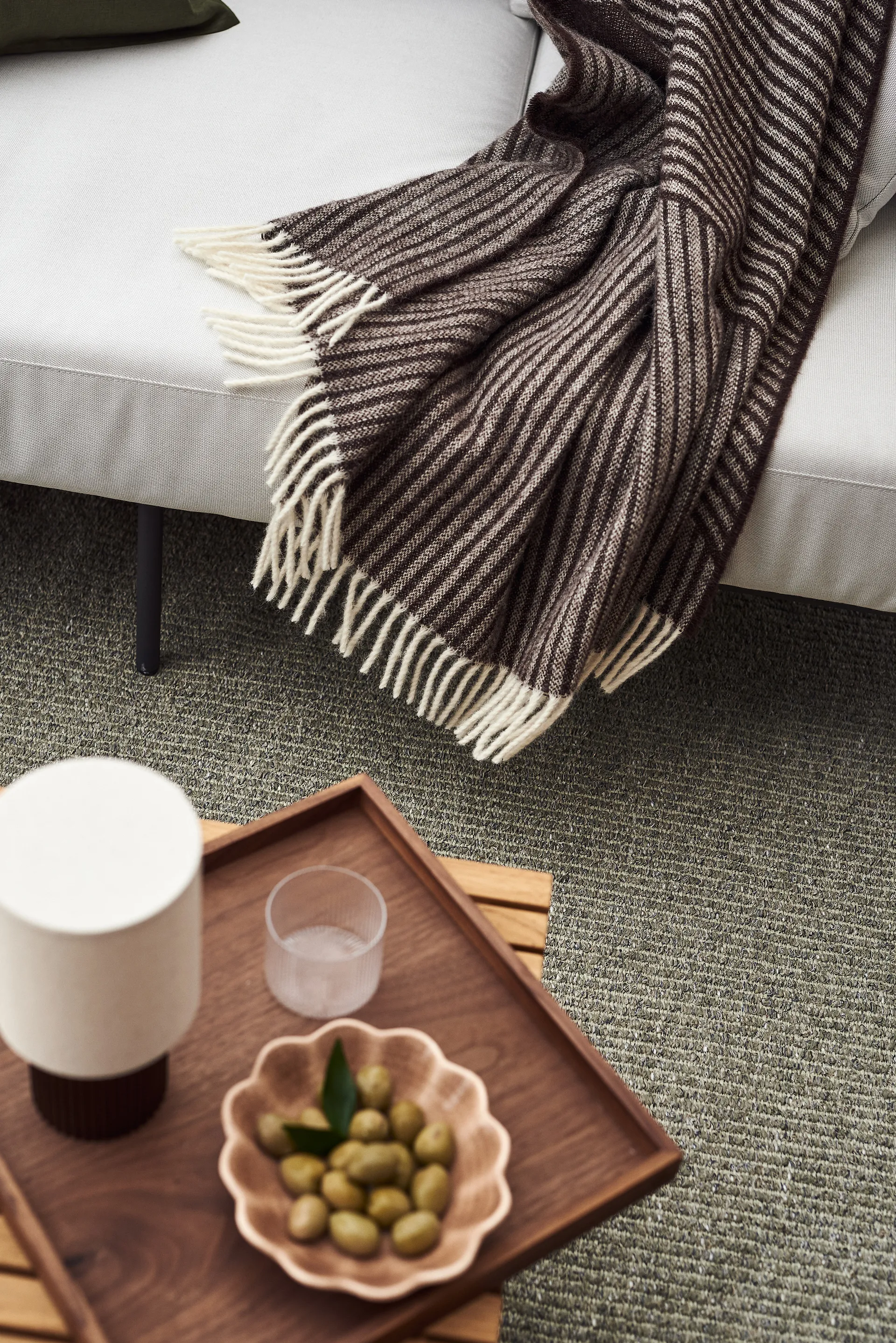 Tapis Fallow dusty green, 150x200 cm Scandi Living