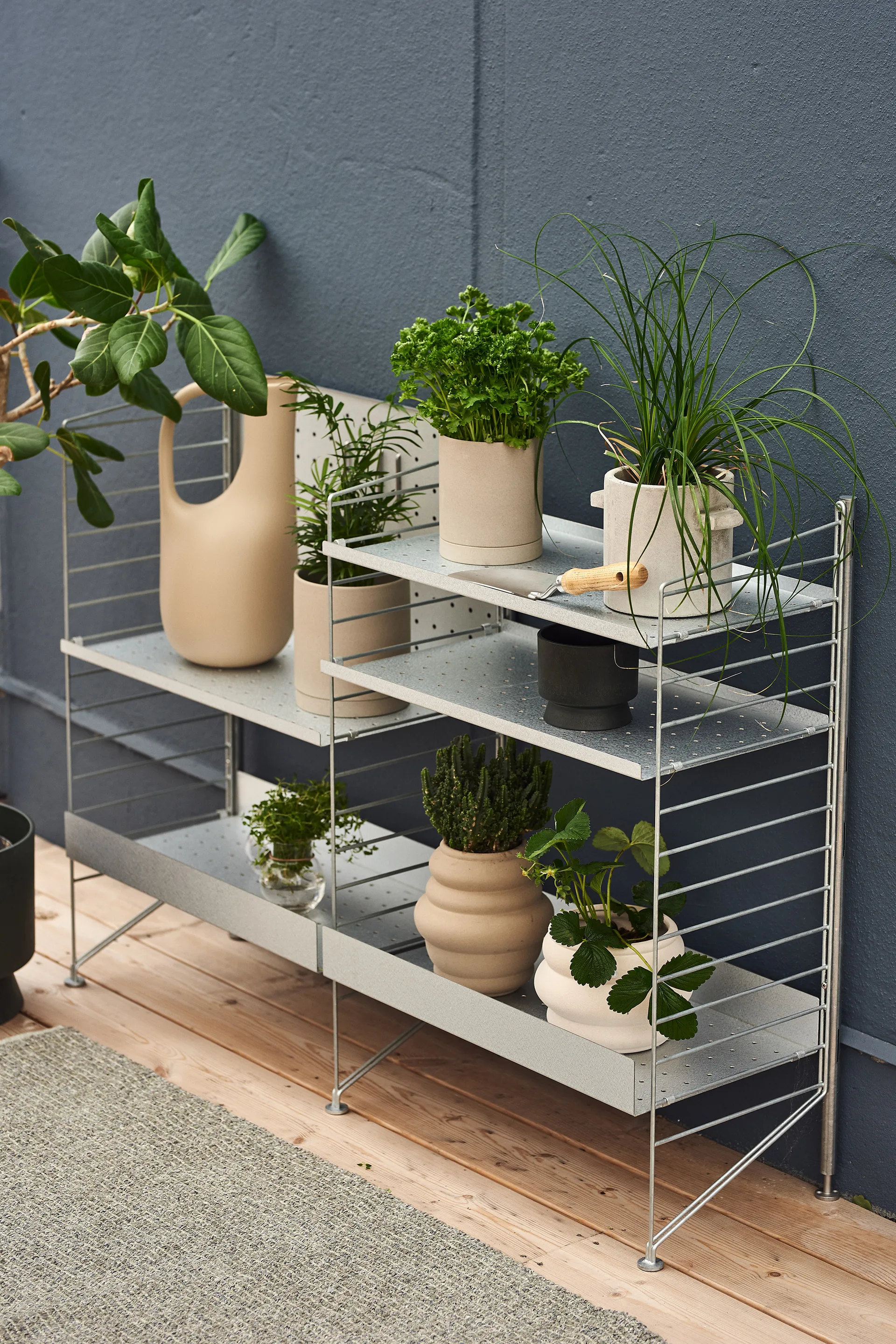 Tapis Fallow dusty green, 70x200cm Scandi Living