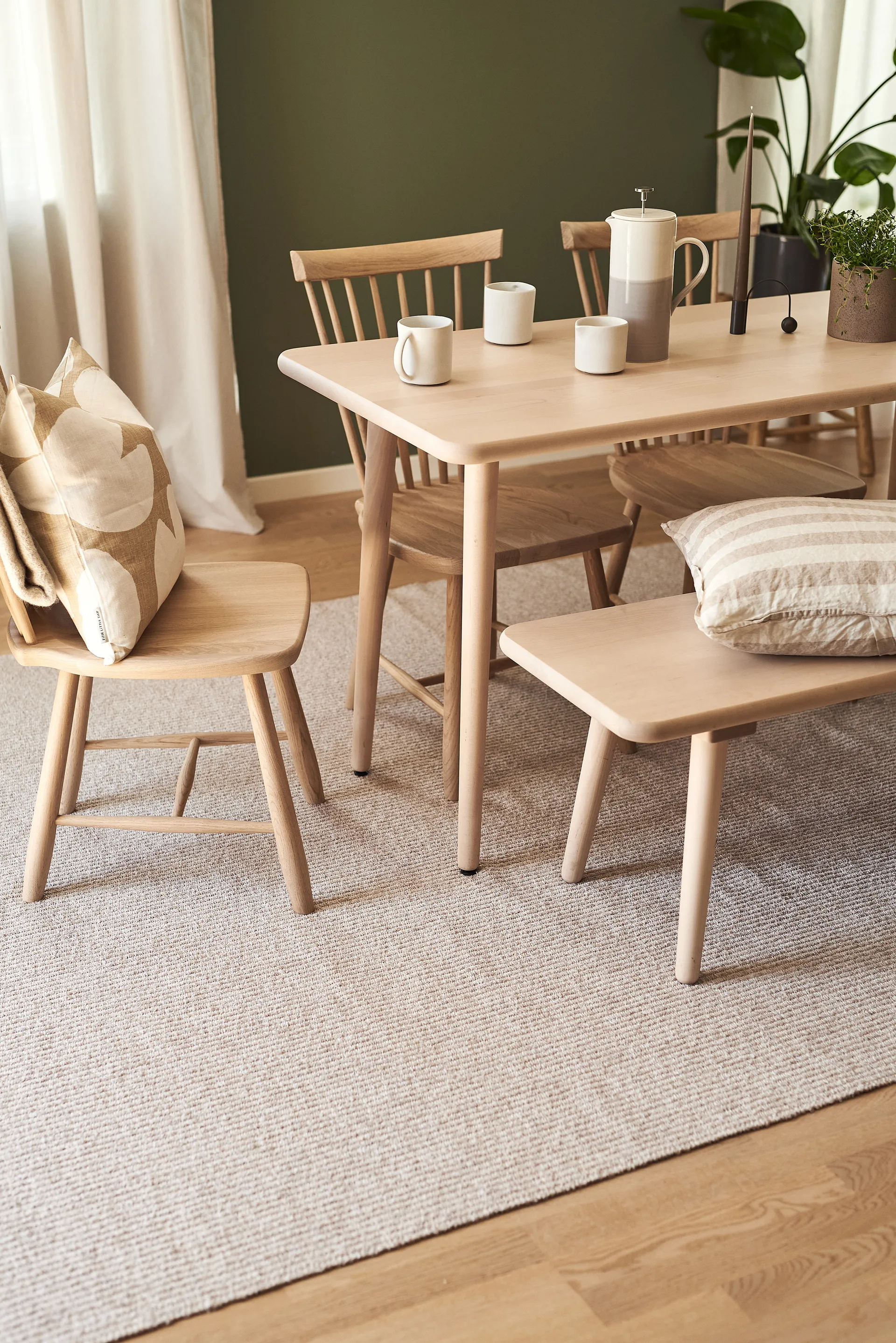 Tapis Fallow greige, 150x200cm Scandi Living