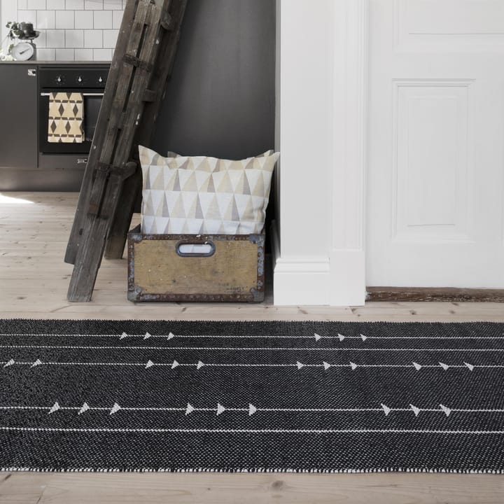 Tapis Fir nude-black (beige-noir), 70x150 cm Scandi Living