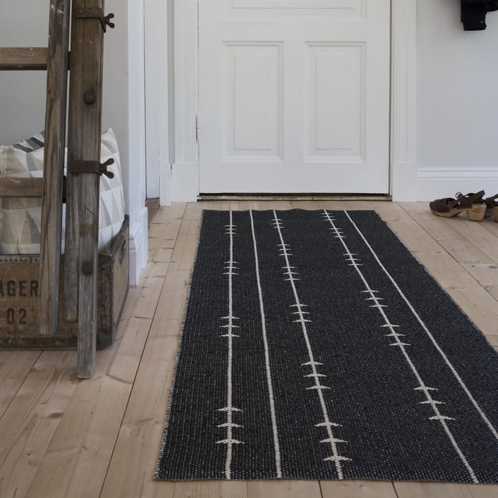 Tapis Fir nude-black (beige-noir), 70x150 cm Scandi Living