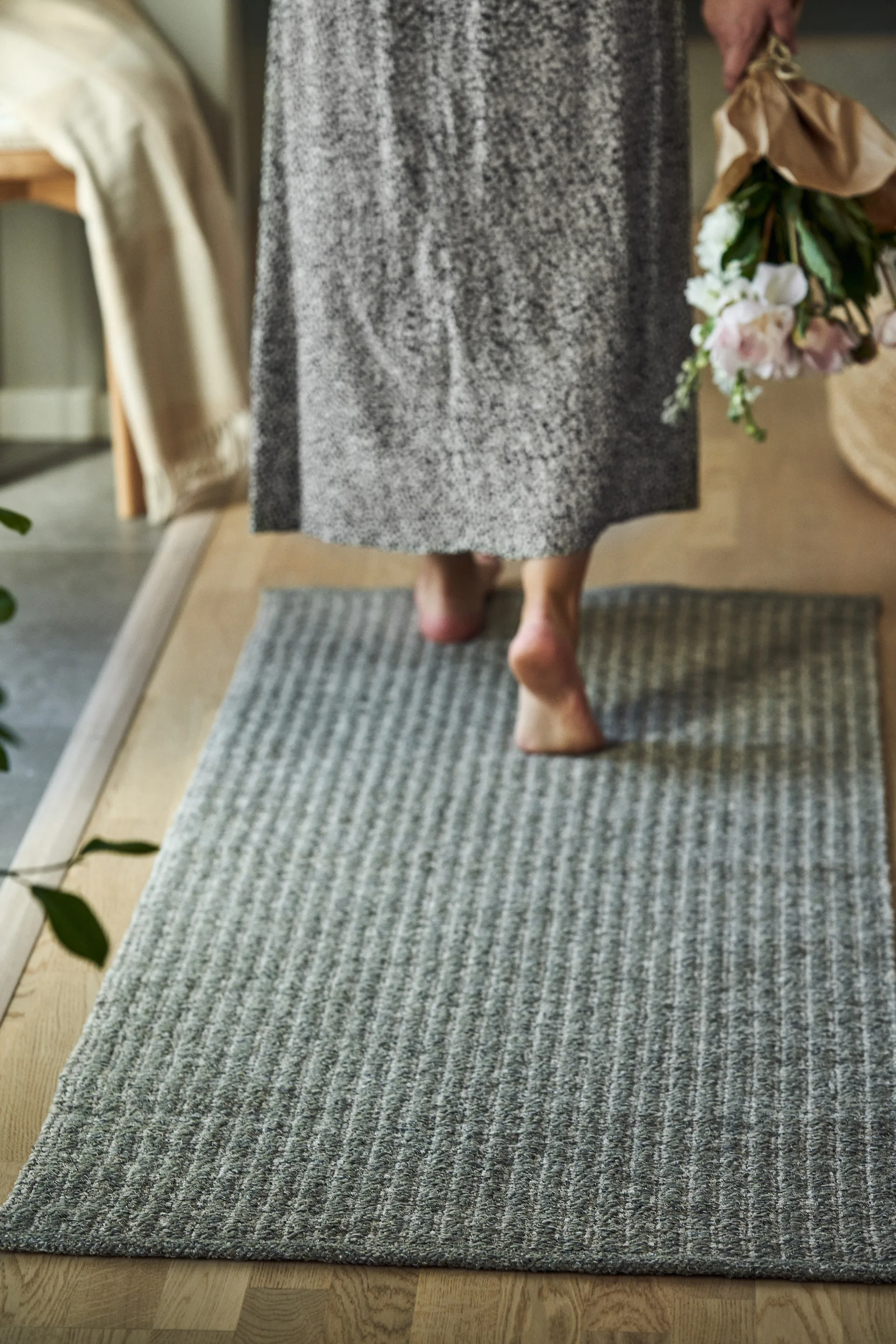 Tapis Harvest dusty green, 70x250cm Scandi Living