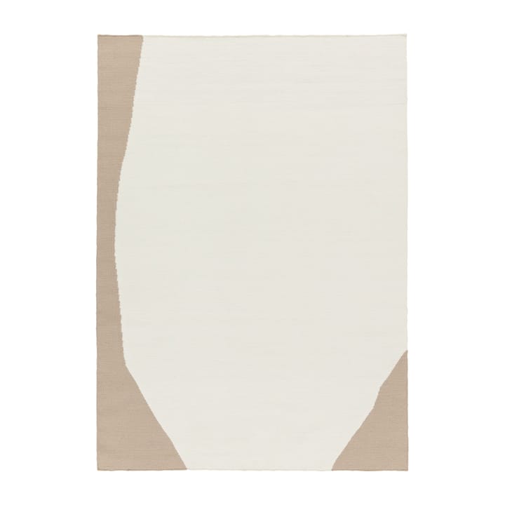 Tapis kelim Flow blanc-beige, 170x240 cm Scandi Living