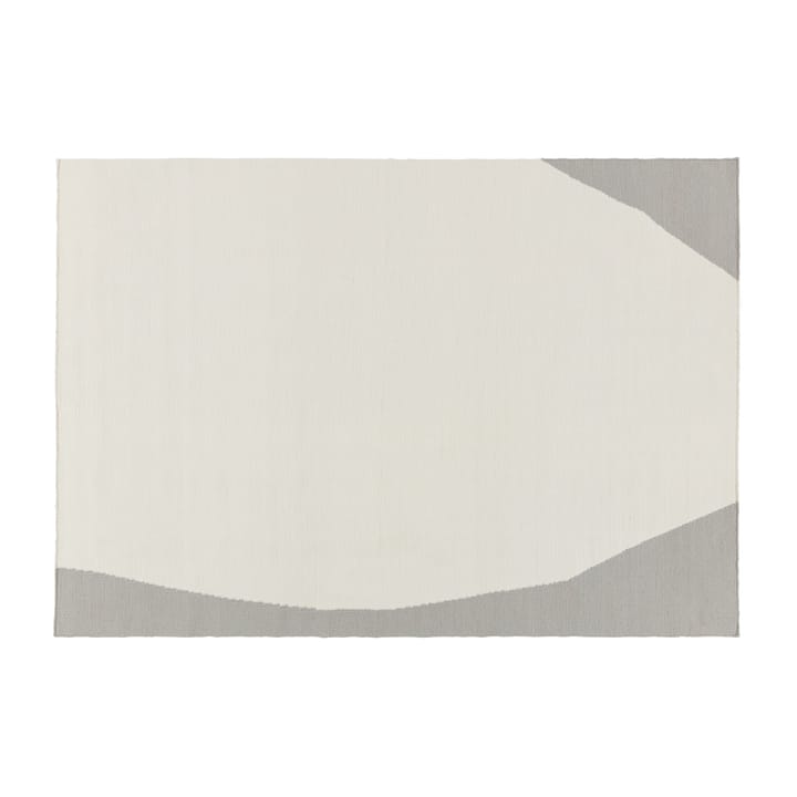 Tapis kelim Flow blanc-gris - 170x240 cm - Scandi Living