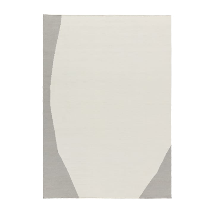 Tapis kelim Flow blanc-gris, 170x240 cm Scandi Living