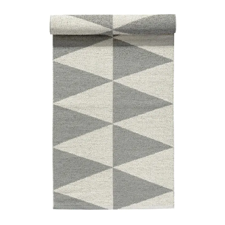 Tapis Rime béton (gris) - 70x150 cm - Scandi Living