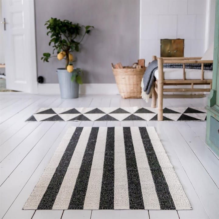 Tapis Rime noir, 70x250 cm Scandi Living