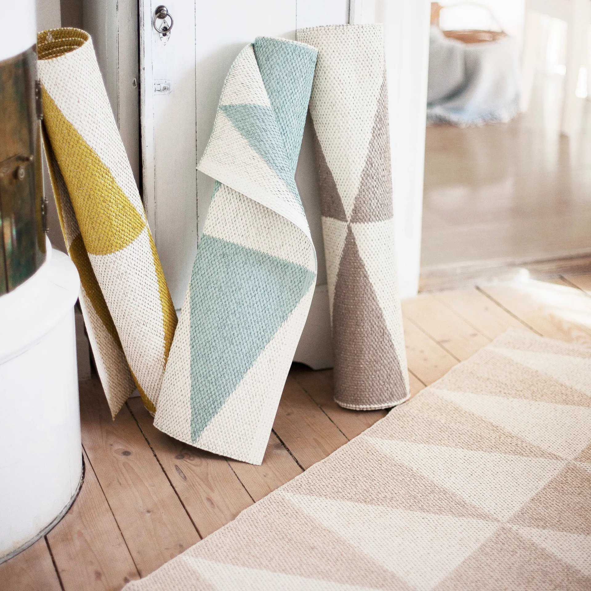 Tapis Rime nude (beige), 70x150 cm Scandi Living