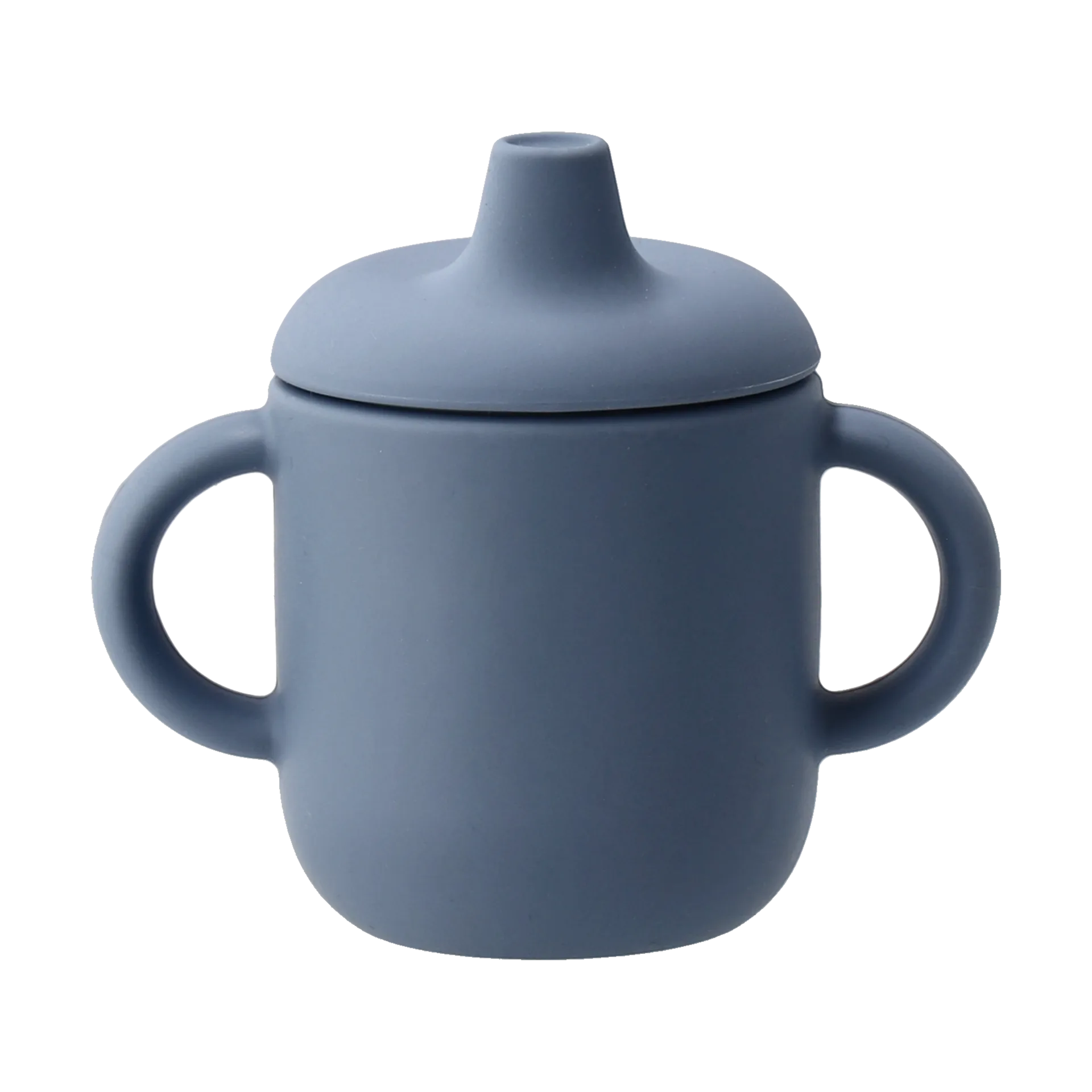 Tasse à bec en silicone Elvie 180 ml, Bleu Scandi Living