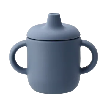 Tasse à bec en silicone Elvie 180 ml - Bleu - Scandi Living