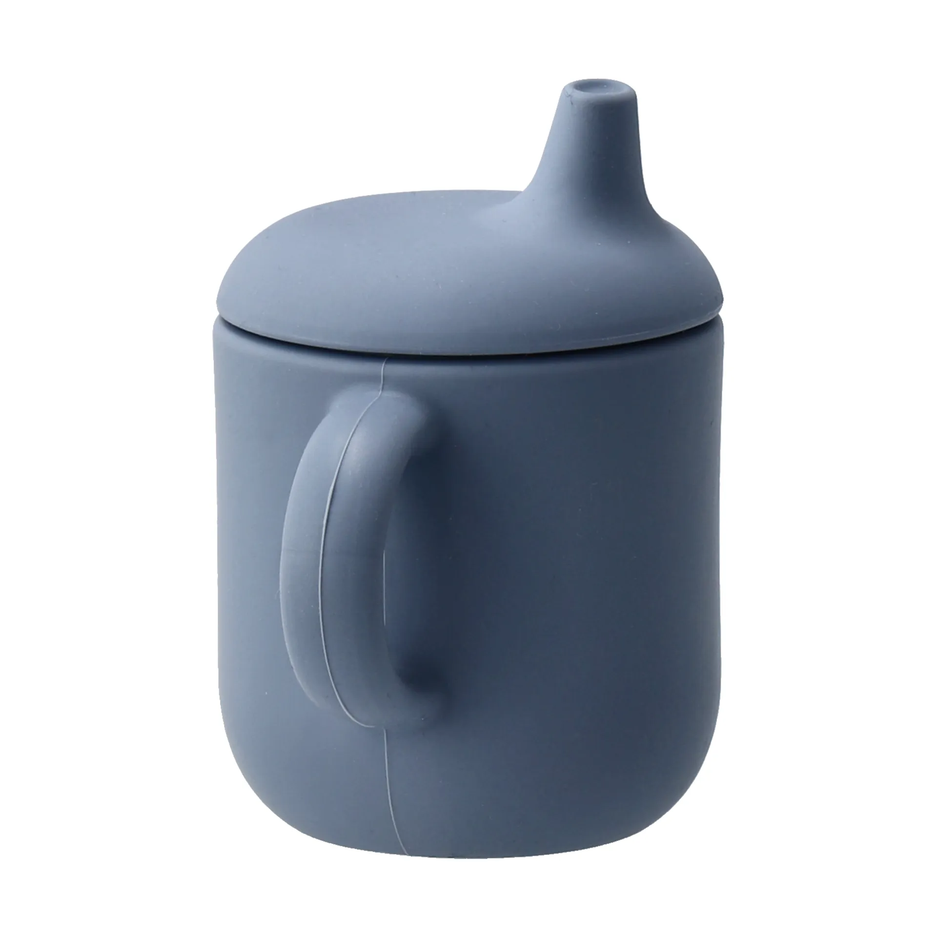 Tasse à bec en silicone Elvie 180 ml, Bleu Scandi Living