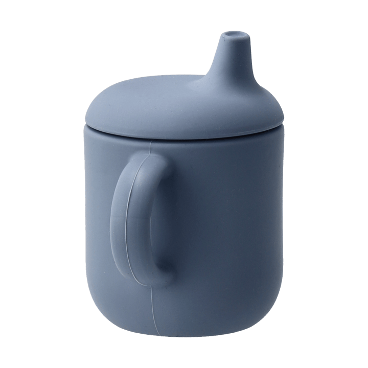 Tasse à bec en silicone Elvie 180 ml, Bleu Scandi Living