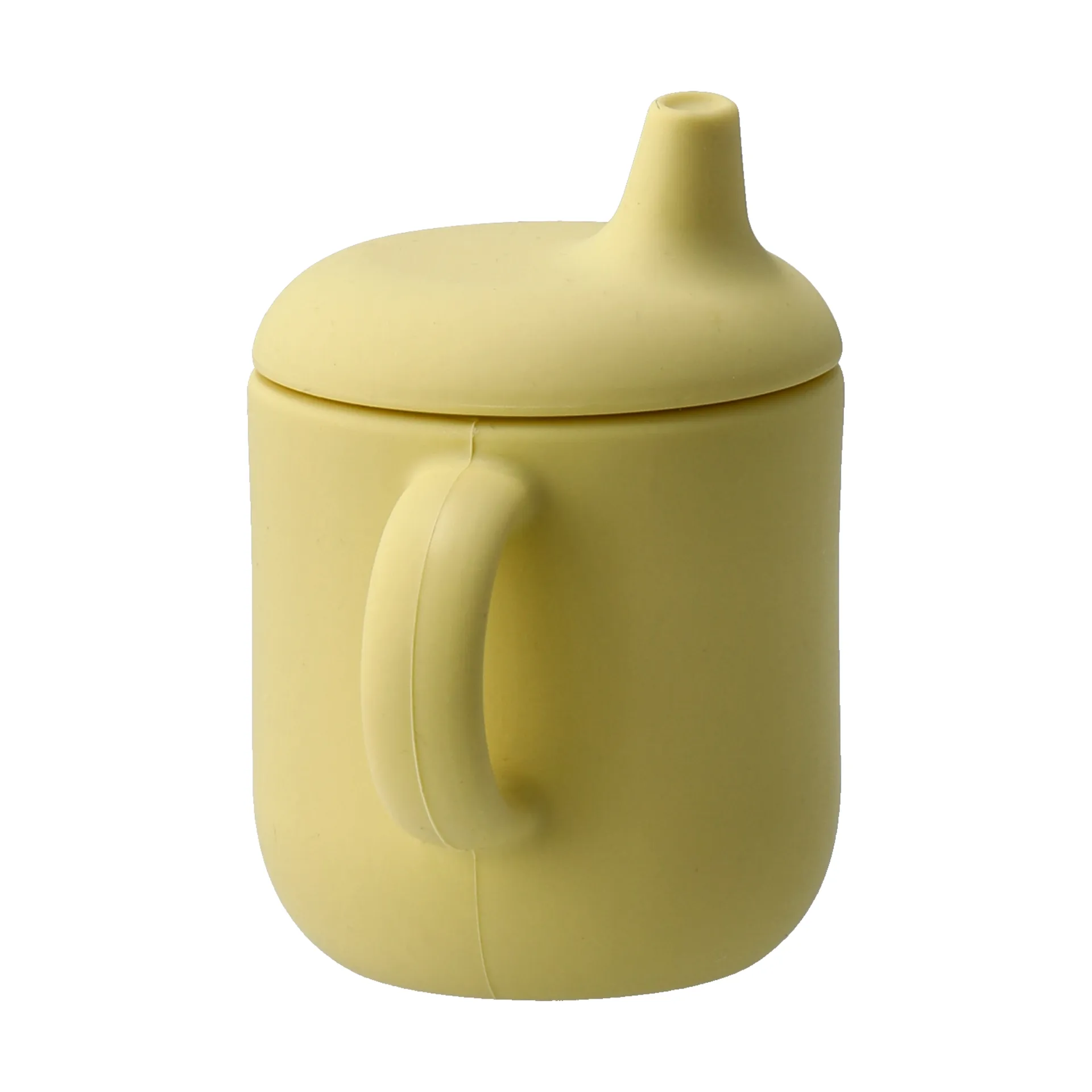 Tasse à bec en silicone Elvie 180 ml, Citron Scandi Living