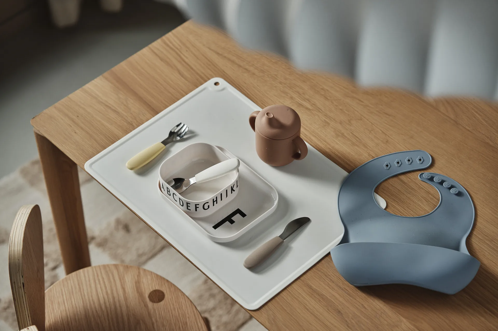 Tasse à bec en silicone Elvie 180 ml, Fard à joues Scandi Living