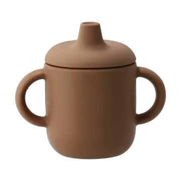 Tasse à bec en silicone Elvie 180 ml - Noisette - Scandi Living