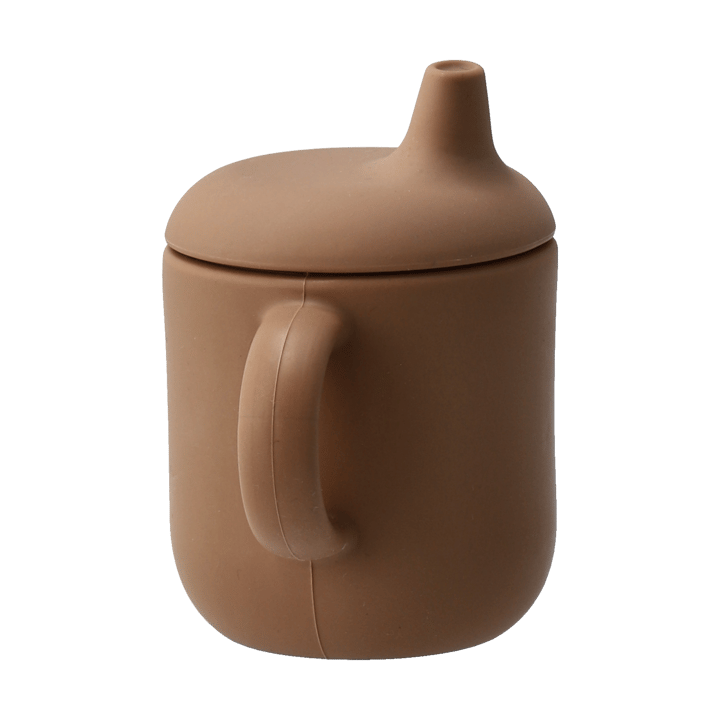 Tasse à bec en silicone Elvie 180 ml, Noisette Scandi Living
