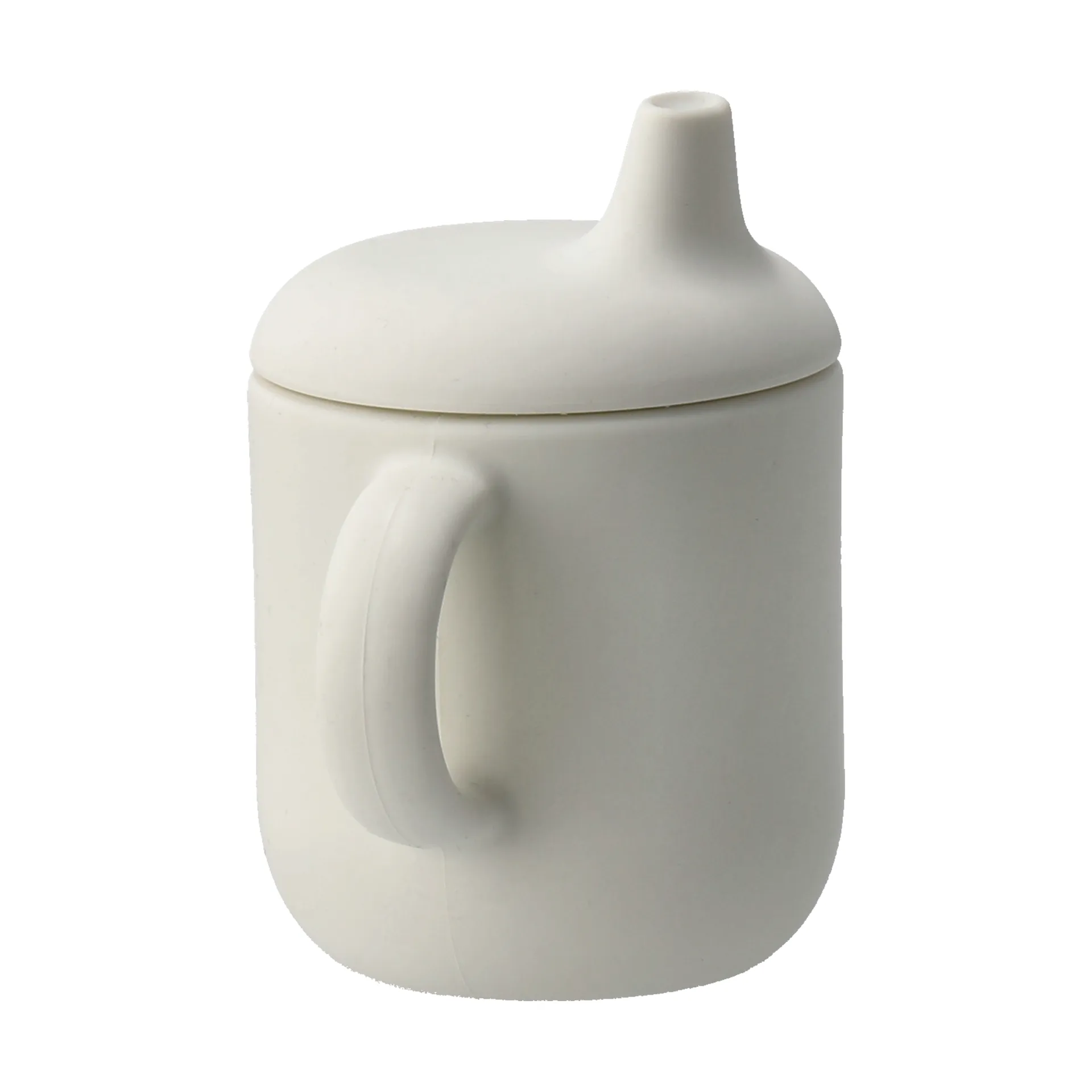 Tasse à bec en silicone Elvie 180 ml, Vanille Scandi Living