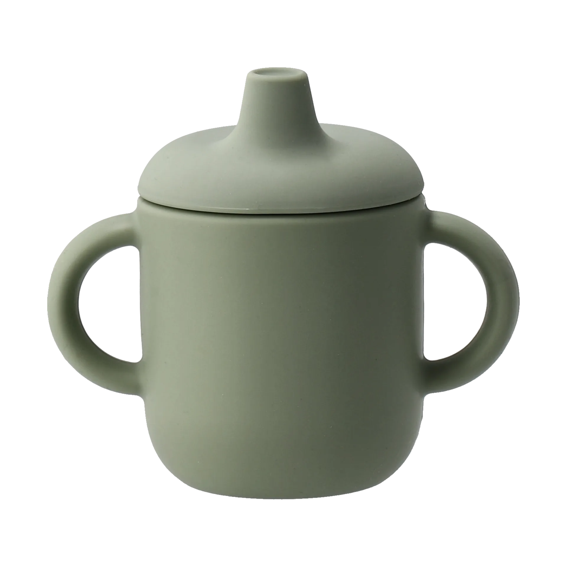 Tasse à bec en silicone Elvie 180 ml, Vert Scandi Living