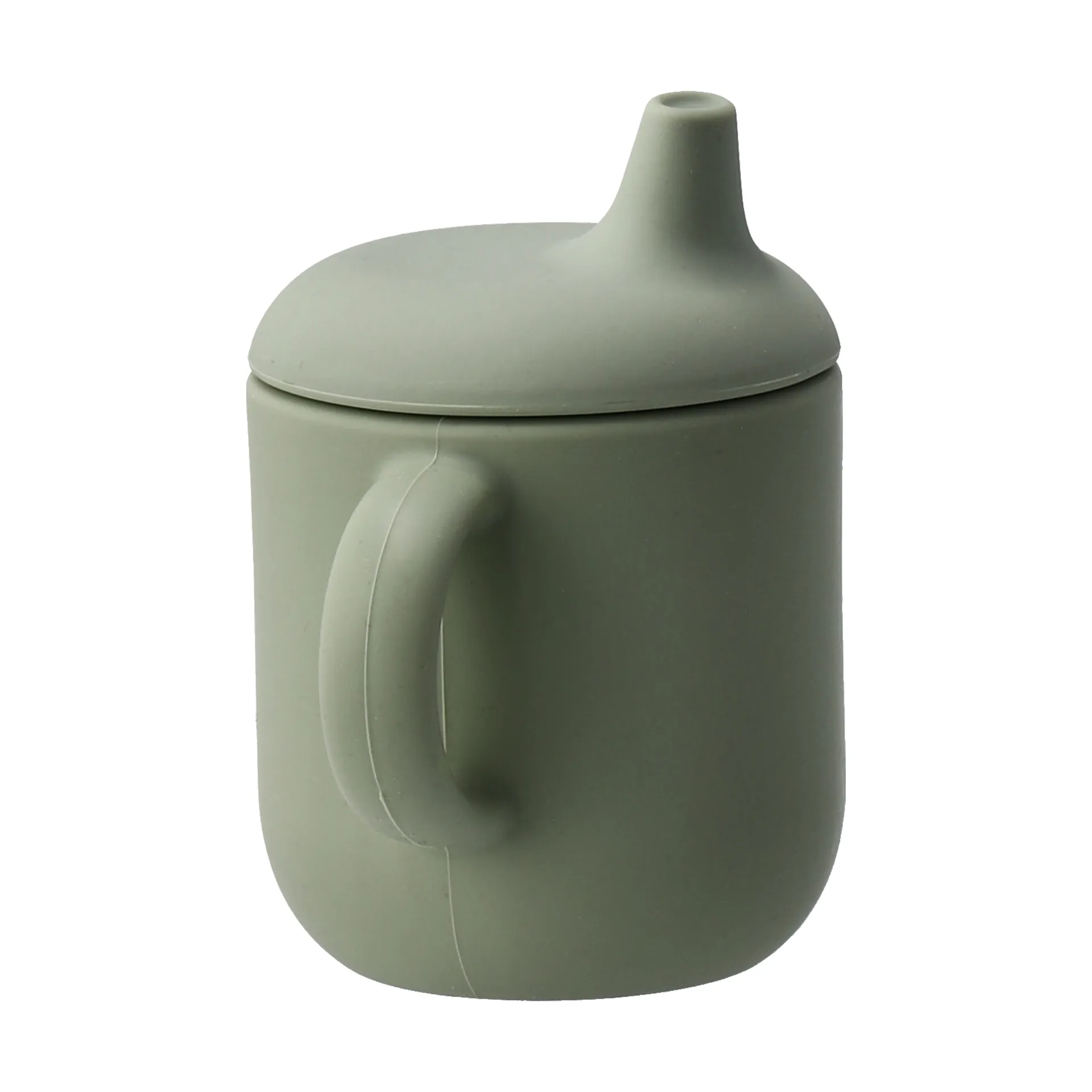 Tasse à bec en silicone Elvie 180 ml, Vert Scandi Living