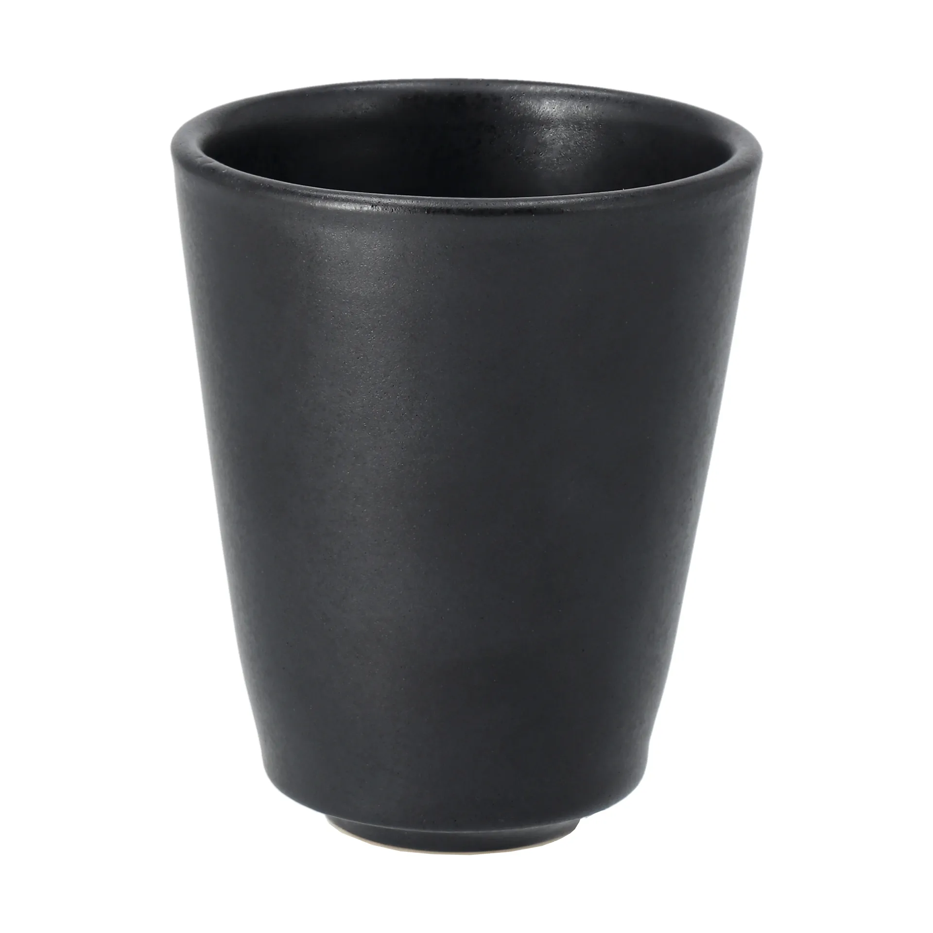 Tasse à capuccino Terra, Noir en grès, 14,5 cl Scandi Living