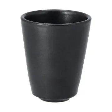 Tasse à capuccino Terra - Noir en grès, 14,5 cl - Scandi Living