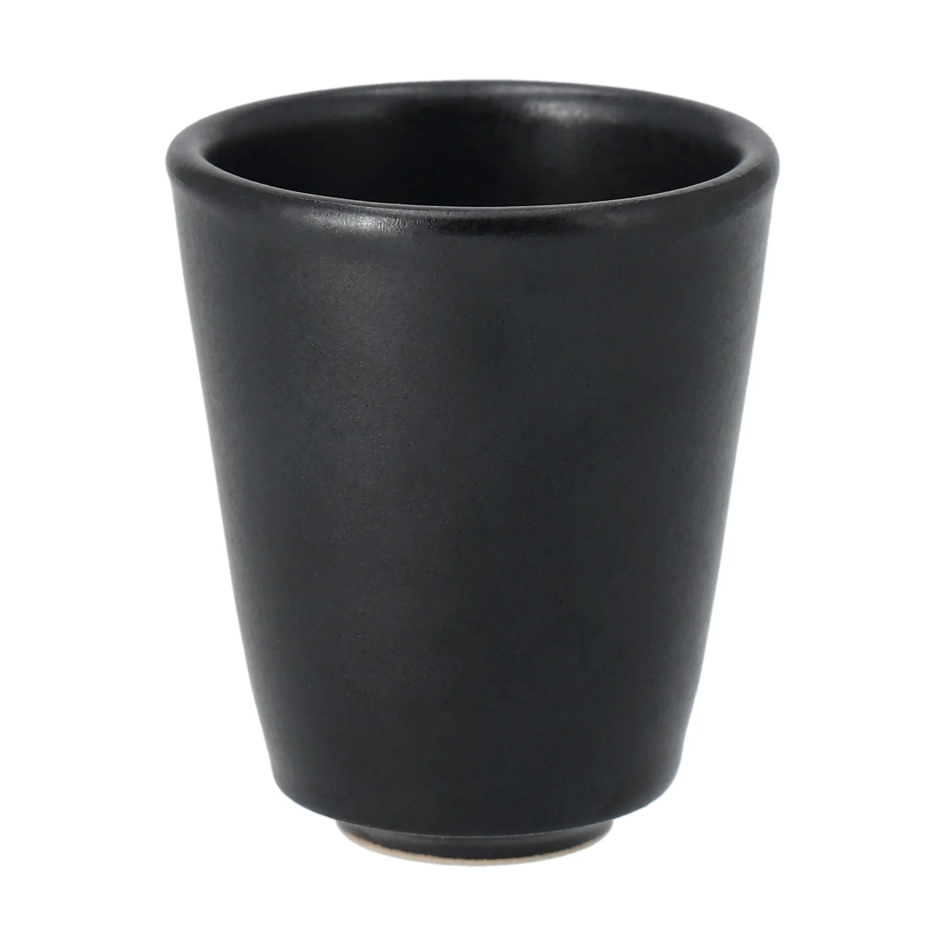Tasse à expresso Terra, Noir en grès, 6,5 cl Scandi Living