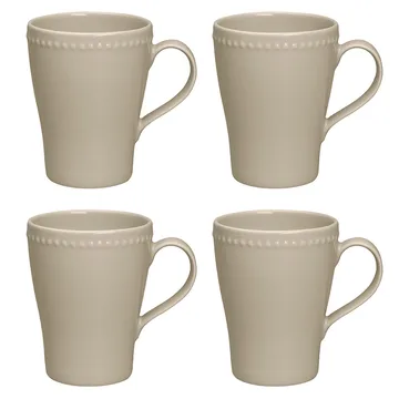 Tasse Dots 35cl Lot de 4 - Beige - Scandi Living