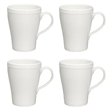 Tasse Dots 35cl Lot de 4 - Blanc cassé - Scandi Living