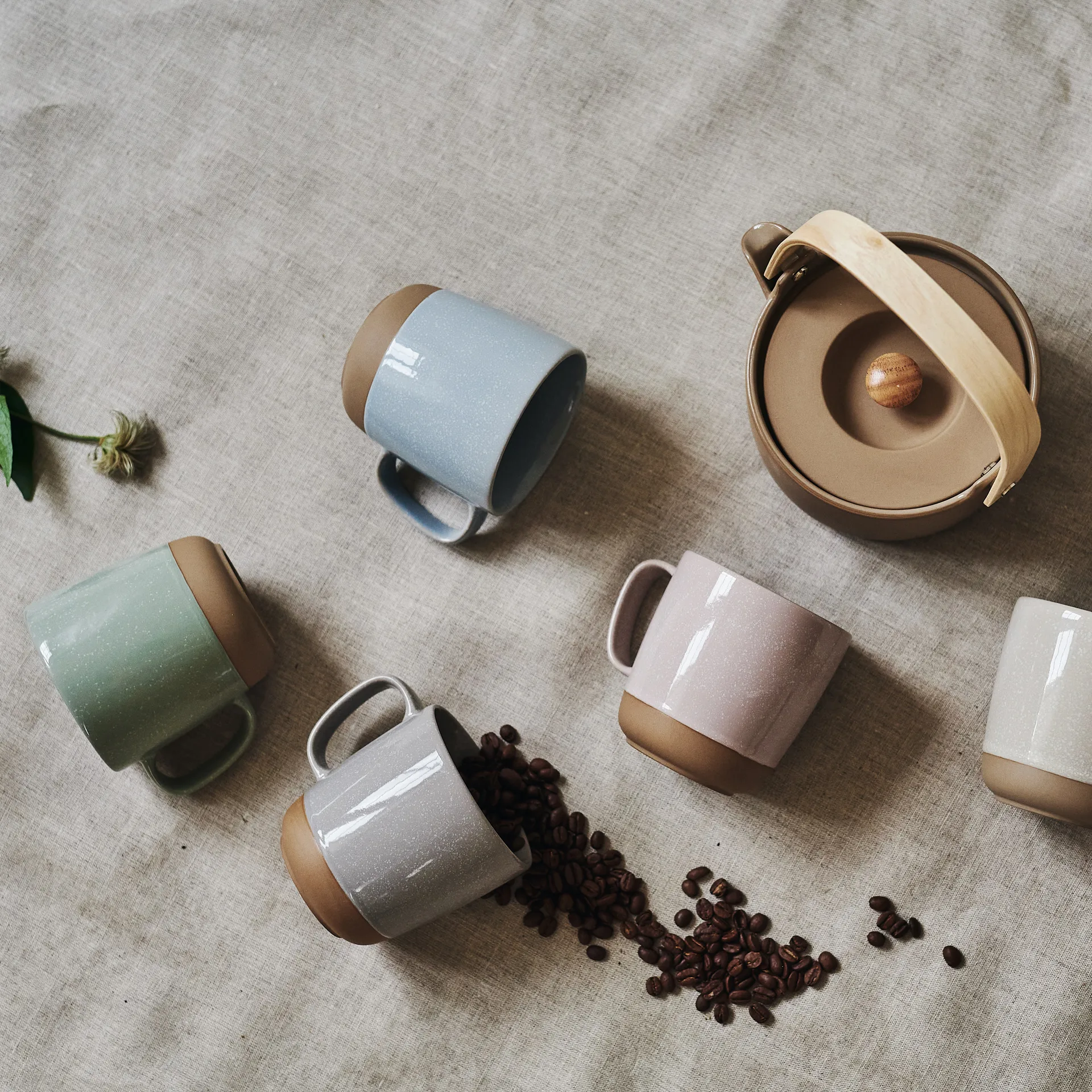 Tasse Fossil 35cl, Vert Scandi Living