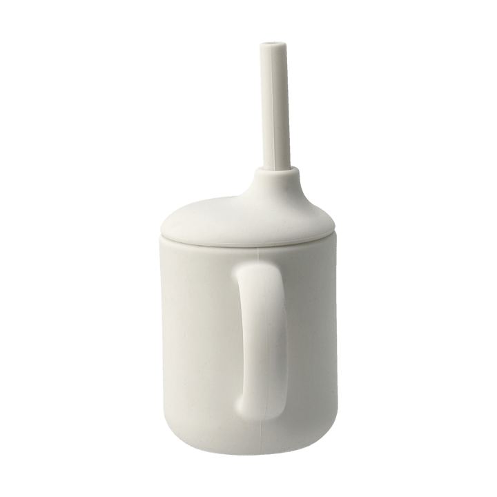 Tasse Idun avec paille en silicone 120 ml, Vanille Scandi Living