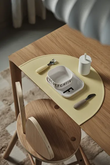 Tasse Idun avec paille en silicone 120 ml - Vanille - Scandi Living