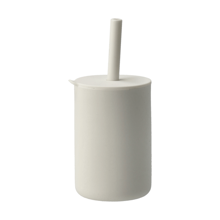 Tasse Vega avec paille en silicone - Vanille - Scandi Living