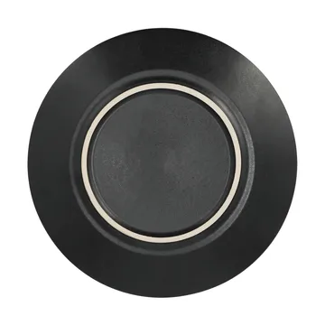 Terra assiette - Noir en grès, Ø22 cm - Scandi Living