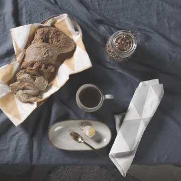 Torchon Rime petit - concrete (gris) - Scandi Living