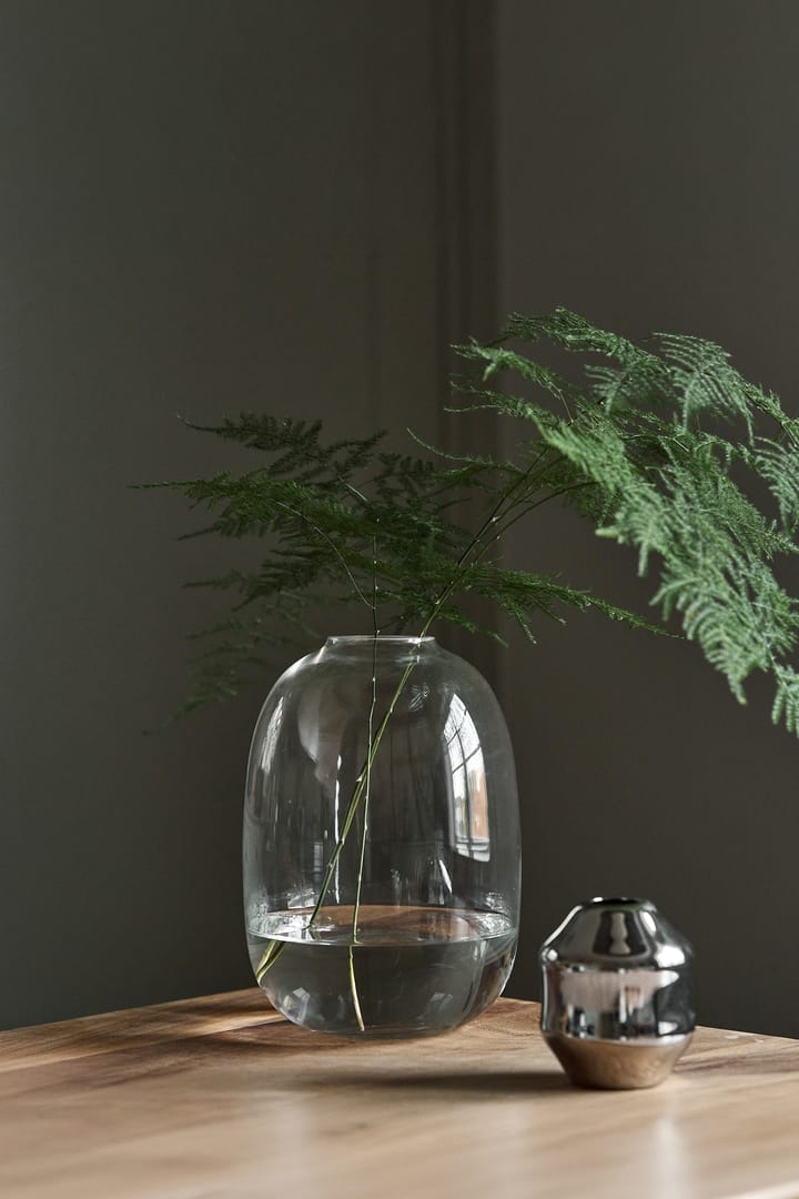 Vase Dew Ø17x26 cm, Transparent Scandi Living