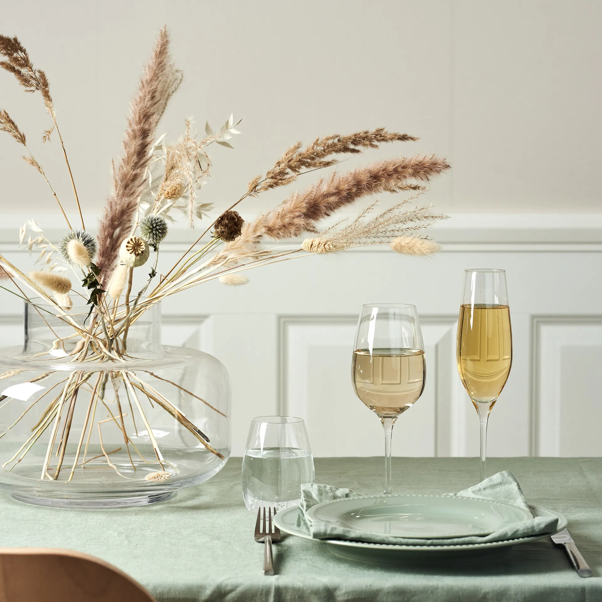 Verre à vin blanc Karlevi Lot de 4, 34 cl Scandi Living